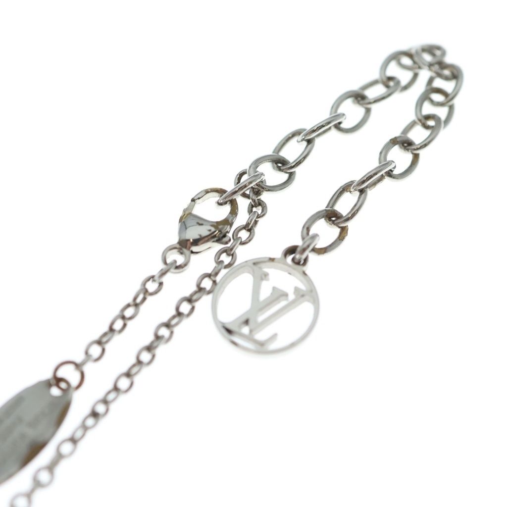 Louis Vuitton Essential Necklace Silver Metal — view 4