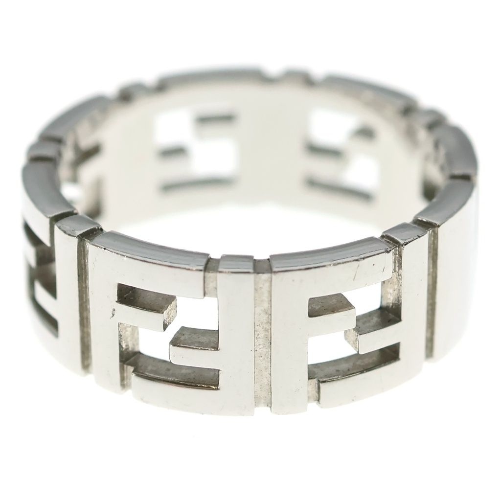 Fendi FF Ring FF Logo Silver — view 4