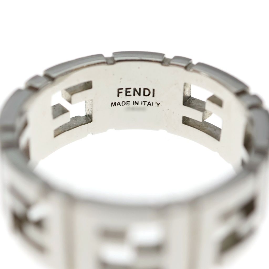 Fendi FF Ring FF Logo Silver — view 5