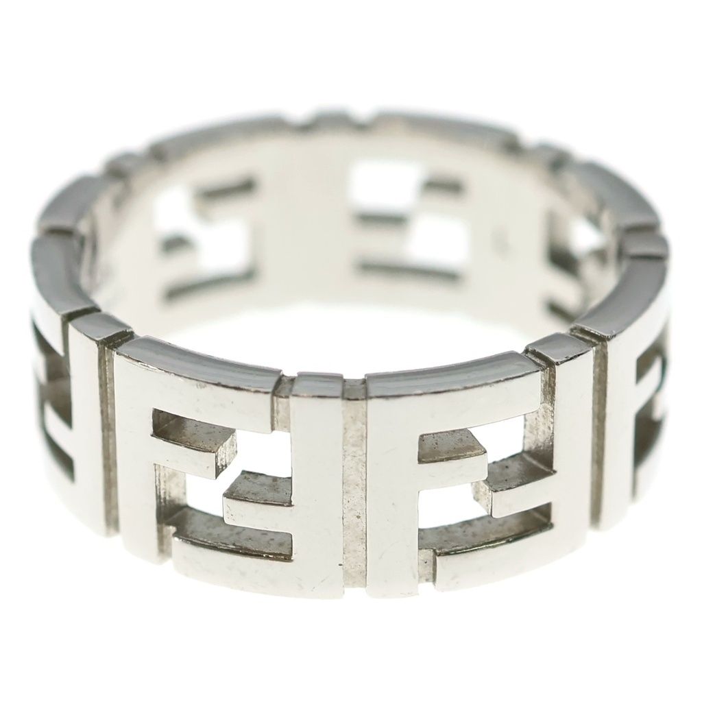 Fendi FF Ring FF Logo Silver — view 3