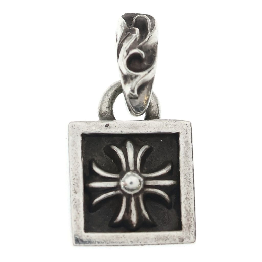 Chrome Hearts Framed CH Plus Charm Pendant Silver