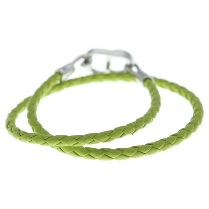 Dior CD Icon Blade Leather Double Bracelet Green — view 2