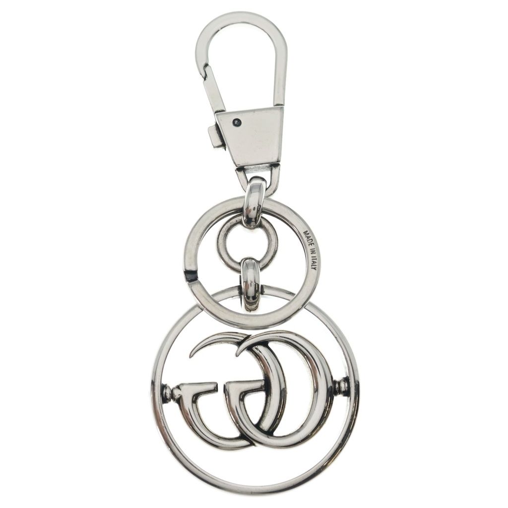 Gucci Double Key Holder Silver with Clip — view 2
