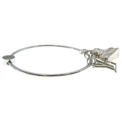 Louis Vuitton Porte Cles Round Sling Bag Charm Key Holder Silver — view 4