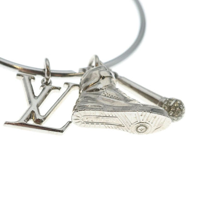 Louis Vuitton Porte Cles Round Sling Bag Charm Key Holder Silver — view 5