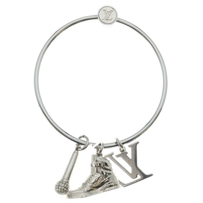 Louis Vuitton Porte Cles Round Sling Bag Charm Key Holder Silver — view 2