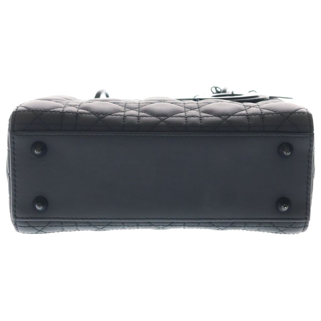 Dior Lady Small MY Abcdior Ultra Matte Black Lambskin 2-Way Shoulder — view 4