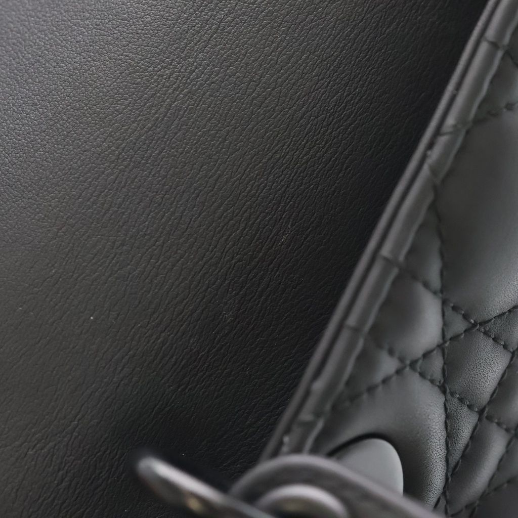 Dior Lady Small MY Abcdior Ultra Matte Black Lambskin 2-Way Shoulder — view 6