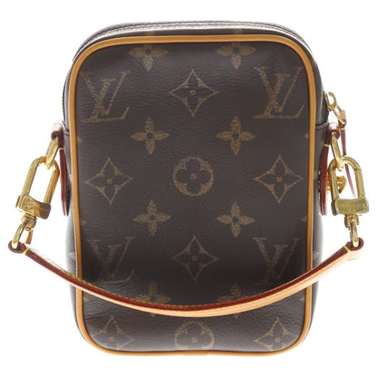 Louis Vuitton Monogram Danube Mini Shoulder Bag Brown Leather Gold — view 2