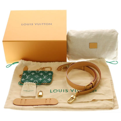 Louis Vuitton Monogram Speedy Bandouliere 32 2-Way Boston Bag Brown Green — view 6