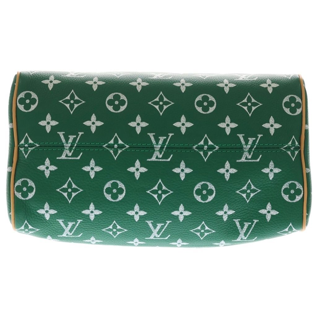 Louis Vuitton Monogram Speedy Bandouliere 32 2-Way Boston Bag Brown Green — view 4