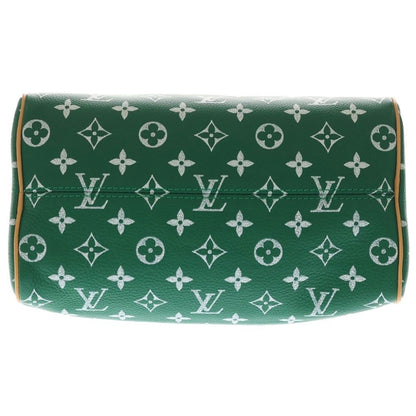 Louis Vuitton Monogram Speedy Bandouliere 32 2-Way Boston Bag Brown Green — view 4