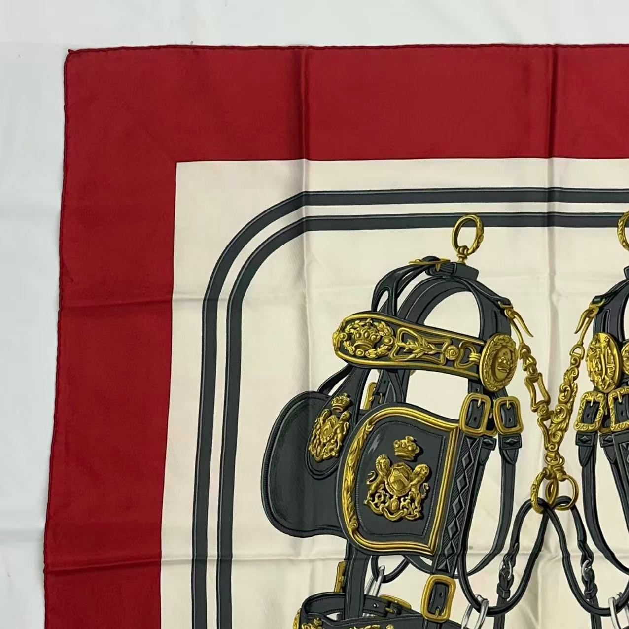 Hermes Carre 90 Silk Scarf Brides de Gala Ceremonial Bridle — view 2
