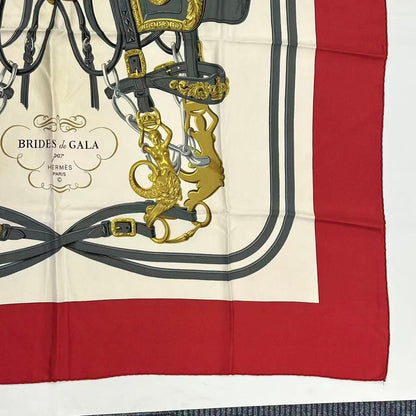 Hermes Carre 90 Silk Scarf Brides de Gala Ceremonial Bridle — view 4