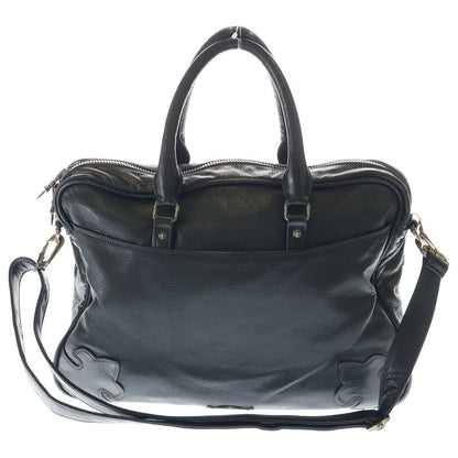 Chrome Hearts Brf Cll Trbk Strp 2-Way Leather Bree Shoulder Bag Black — view 2