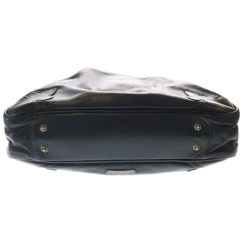 Chrome Hearts Brf Cll Trbk Strp 2-Way Leather Bree Shoulder Bag Black — view 4