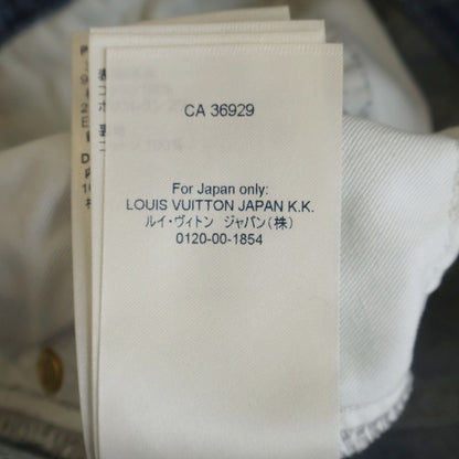 Louis Vuitton Monogram Front Zip Denim Skirt Indigo — view 7