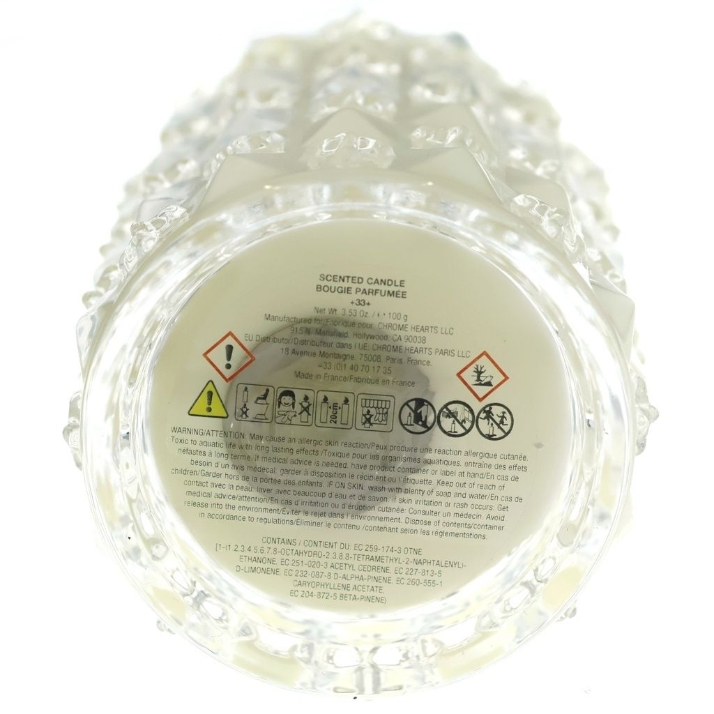 Chrome Hearts Scented Candle Bougie Parfumee CH Plus Aroma Clear — view 6