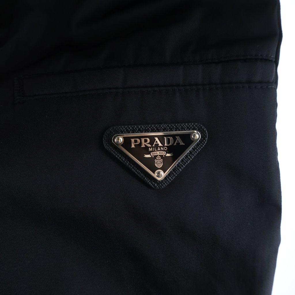 Prada Re-Nylon Bermuda Shorts Black — view 6