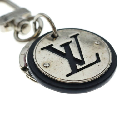 Louis Vuitton Porte Cles LV Circle Bag Charm Key Holder Key Ring Black Silver — view 6