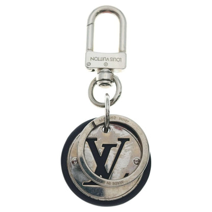 Louis Vuitton Porte Cles LV Circle Bag Charm Key Holder Key Ring Black Silver — view 2