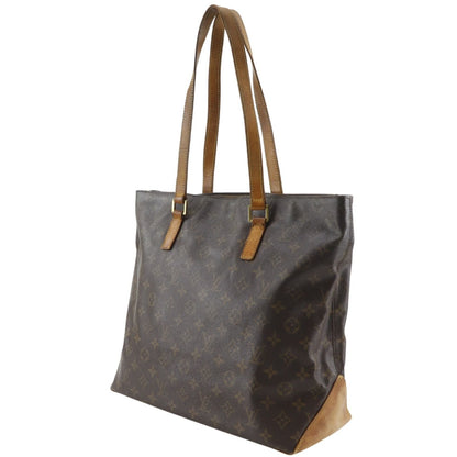 Louis Vuitton Cabas Mezzo Monogram Canvas Brown Tote — view 2