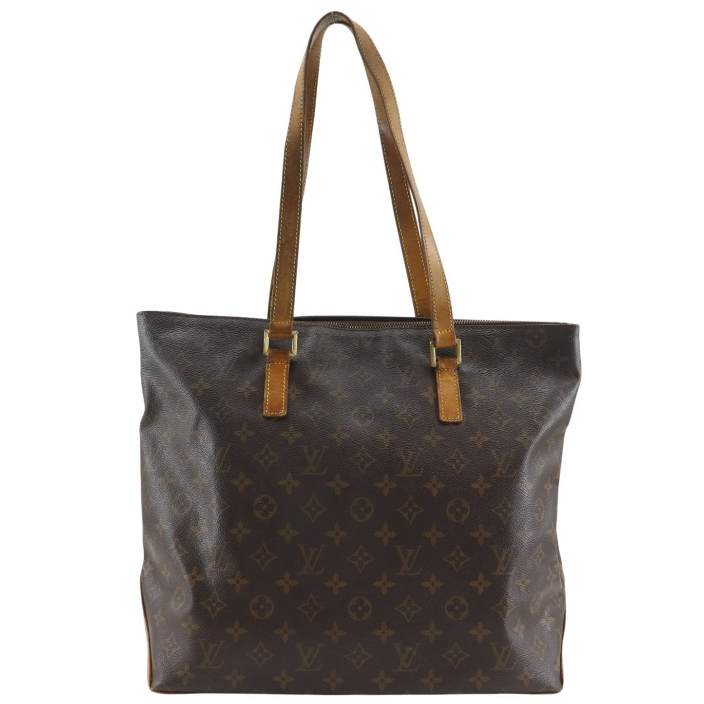 Louis Vuitton Cabas Mezzo Monogram Canvas Brown Tote