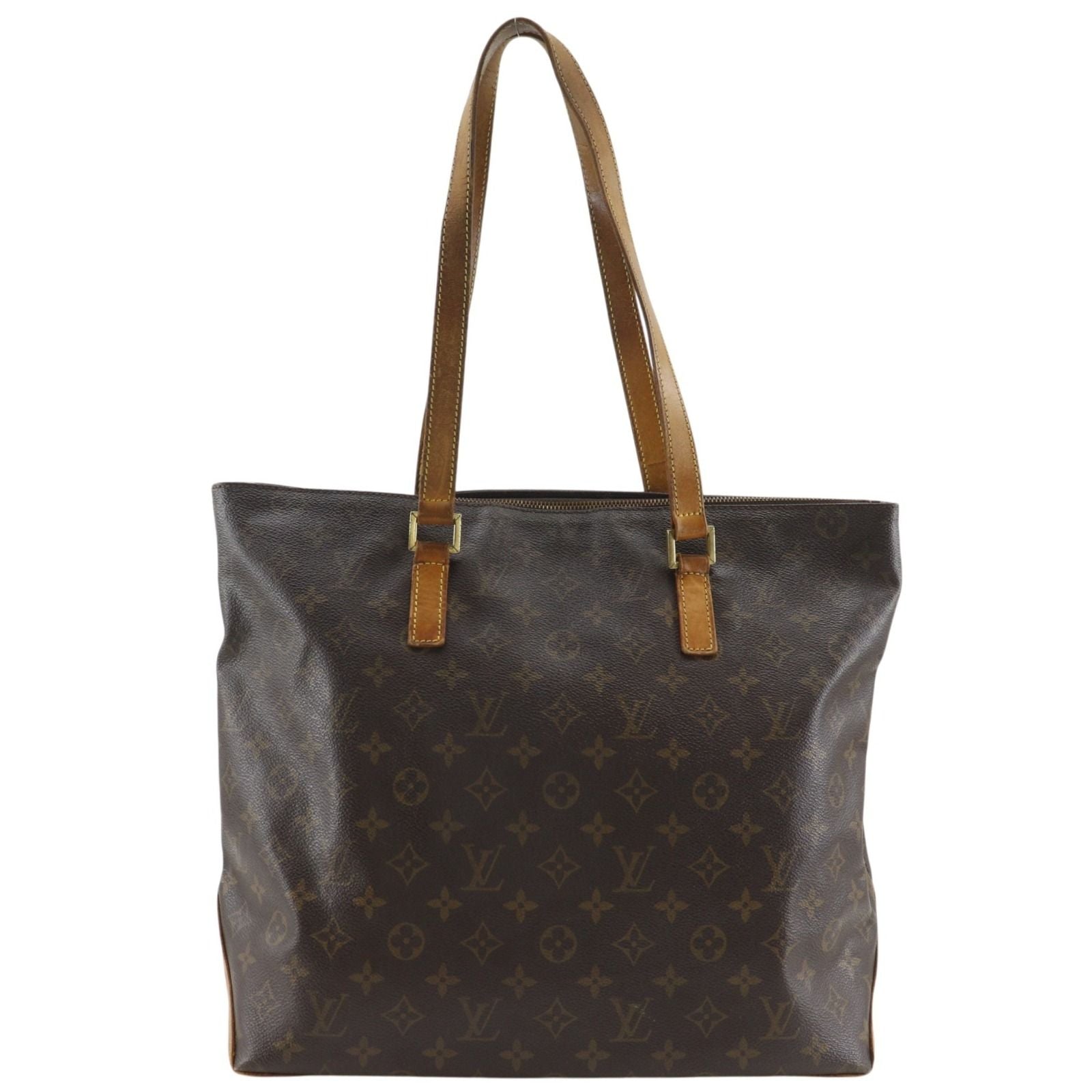 Louis Vuitton Cabas Mezzo Monogram Canvas Brown Tote
