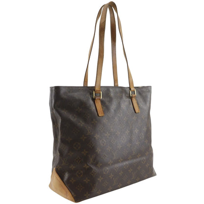 Louis Vuitton Cabas Mezzo Monogram Canvas Brown Tote — view 3
