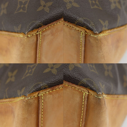 Louis Vuitton Cabas Mezzo Monogram Canvas Brown Tote — view 4