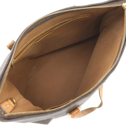 Louis Vuitton Cabas Mezzo Monogram Canvas Brown Tote — view 6