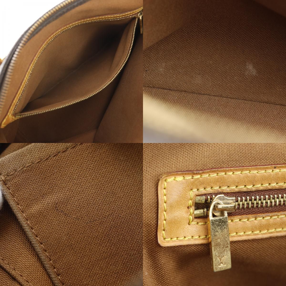 Louis Vuitton Cabas Mezzo Monogram Canvas Brown Tote — view 7