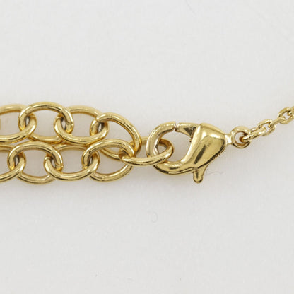 Louis Vuitton Necklace Petit LV Circle Monogram Flower Gold Plated — view 6