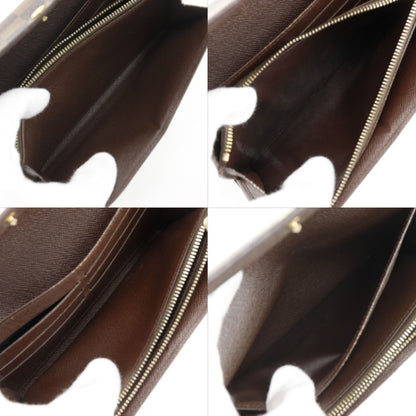 Louis Vuitton Portefeuille Sarah Damier Canvas Brown Wallet — view 6
