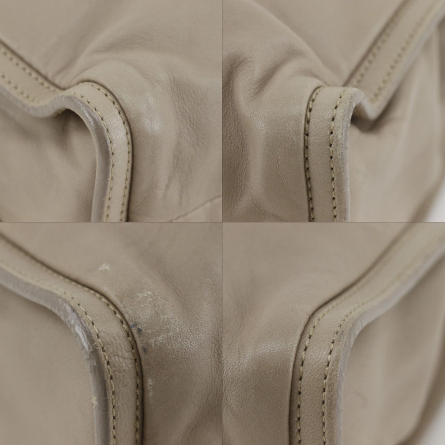 Loewe Lambskin Beige Shoulder — view 4