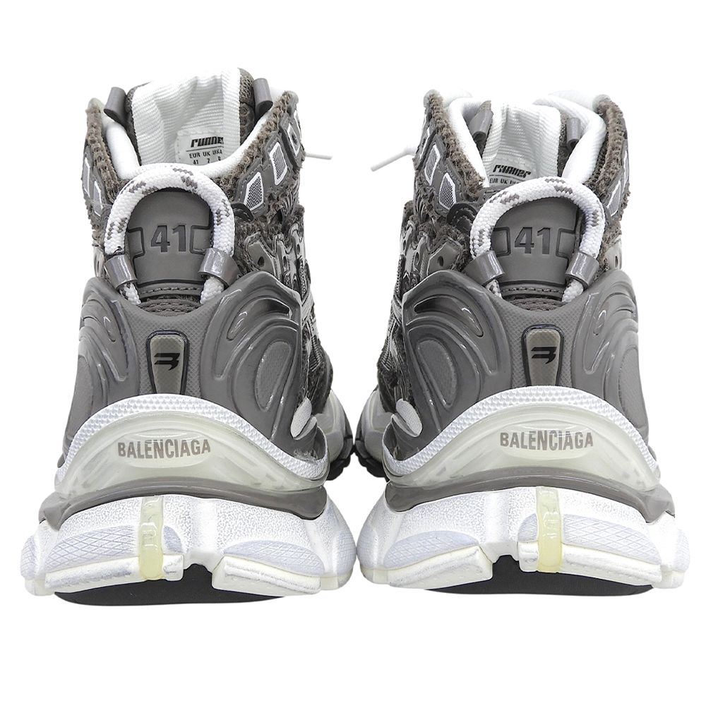Balenciaga Runner High Sneakers Gray — view 5