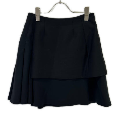 Dior Black Flare Mini Skirt 34