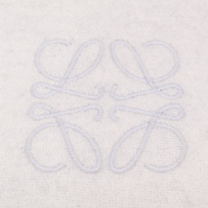Loewe Anagram Wool Cashmere Reversible Fringe Scarf — view 7