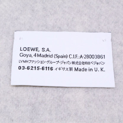 Loewe Anagram Wool Cashmere Reversible Fringe Scarf — view 5