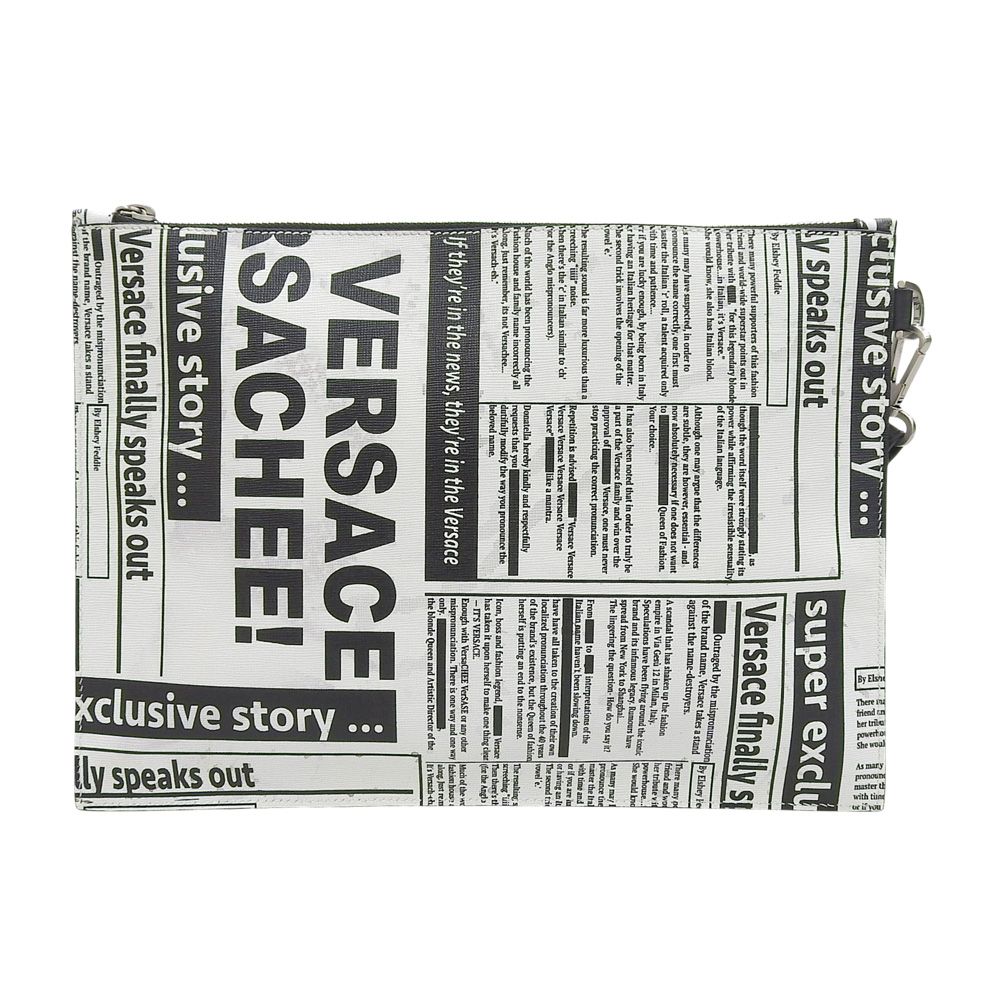 Versace New Space Clutch White Black — view 2