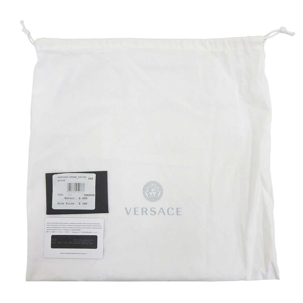 Versace New Space Clutch White Black — view 9