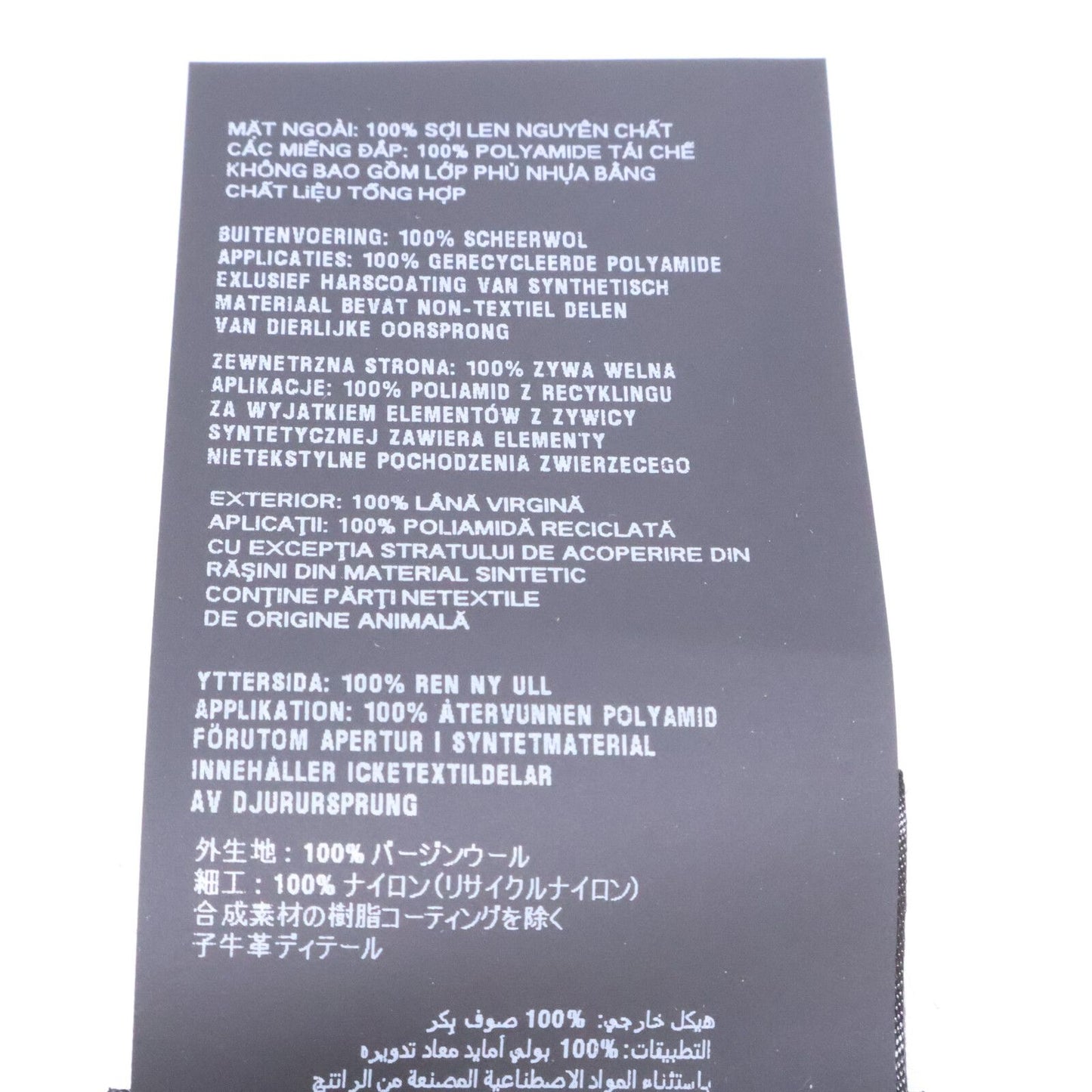 Prada Re-Nylon Gabardine Wool Scarf — view 7