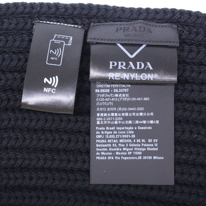 Prada Re-Nylon Gabardine Wool Scarf — view 5