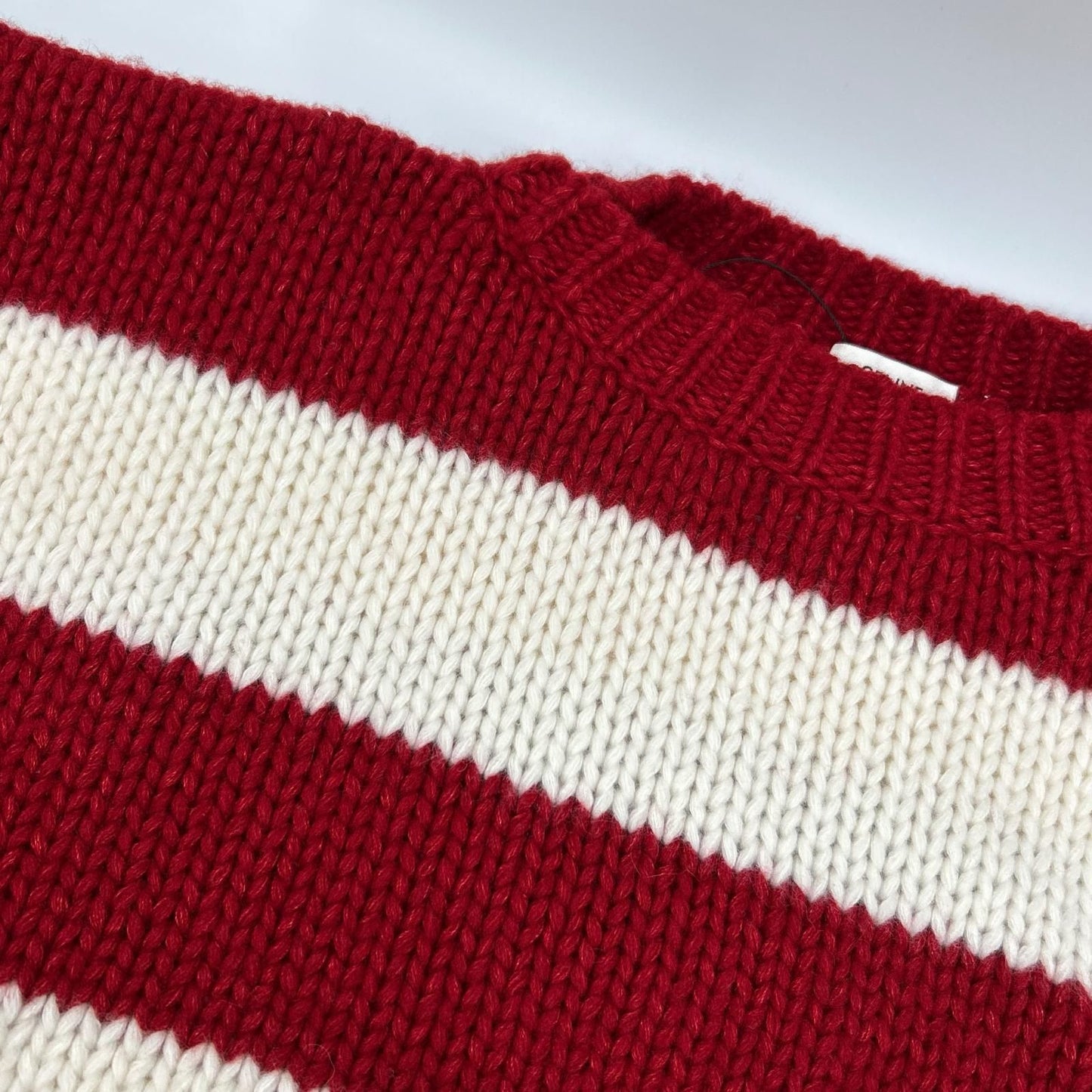 Celine Red Loose Fit Knit XS Sweater — view 8