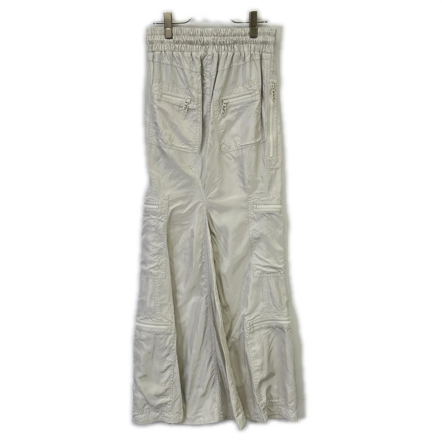 Fendi Light Gray Nylon Skirt 36 — view 2