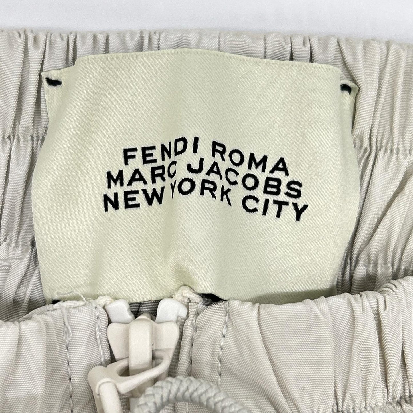 Fendi Light Gray Nylon Skirt 36 — view 3