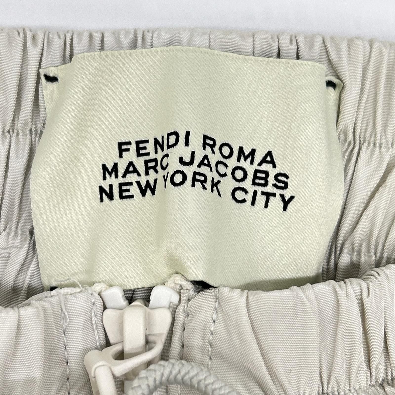 Fendi Light Gray Nylon Skirt 36 — view 3
