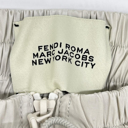 Fendi Light Gray Nylon Skirt 36 — view 3
