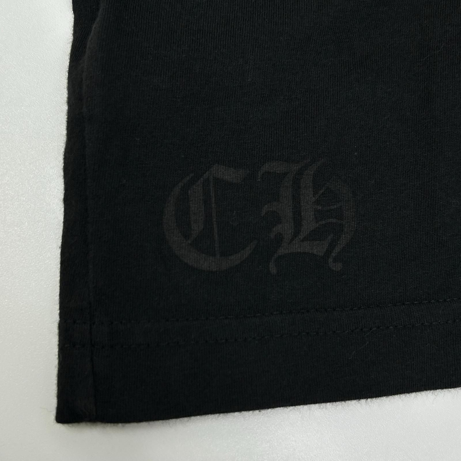 Chrome Hearts Black Yellow Neck Logo L S T-Shirt — view 8
