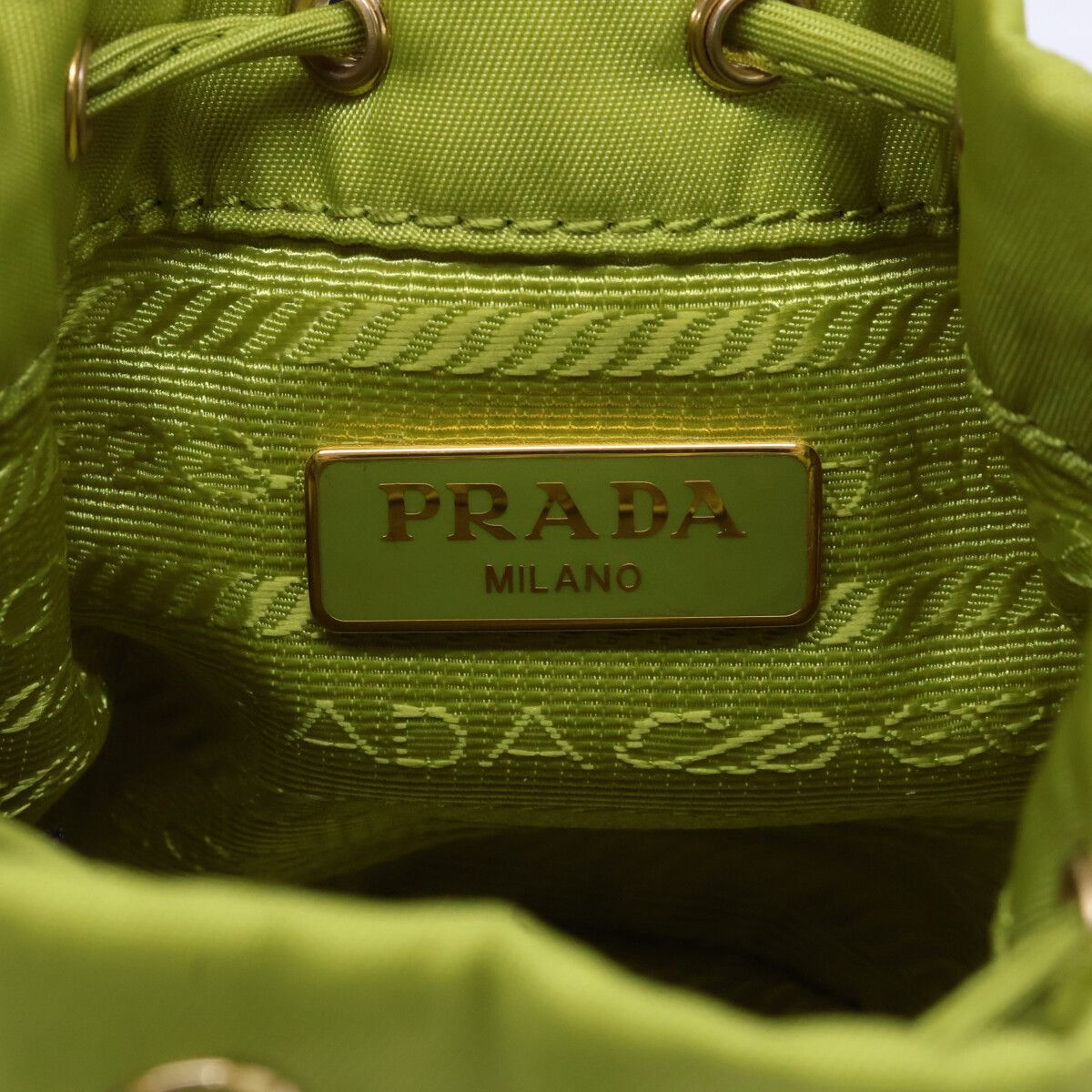 Prada Mini Icon Re-Nylon Key Chain Charm — view 7